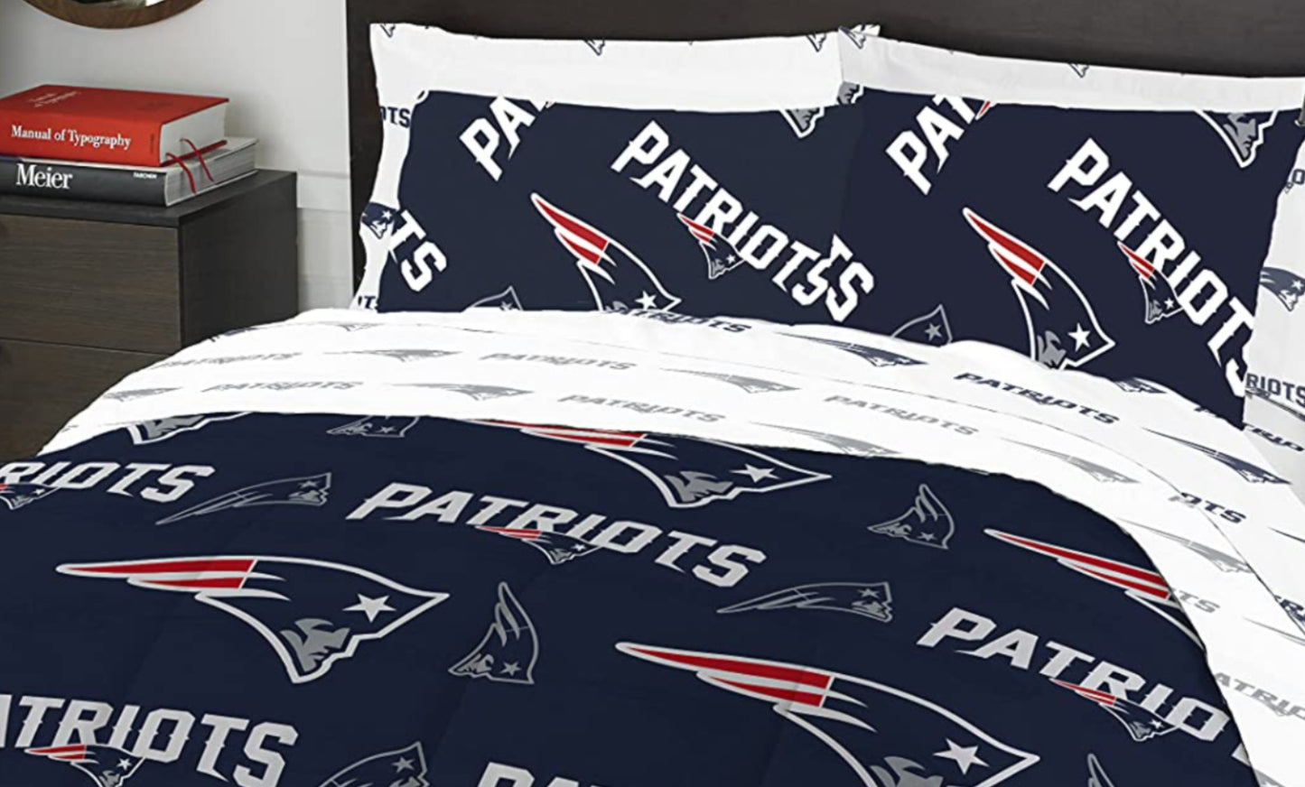 Dluxe Ave. ( FULL ) NFL 7 Pcs Comforter Set