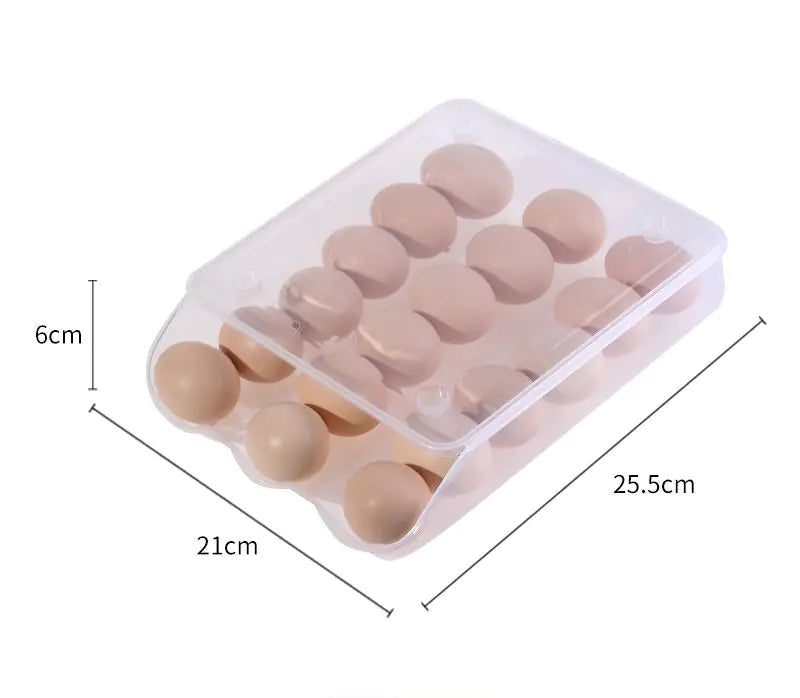 Dluxe Ave. Egg Storage Box with Automatic Rolling Design (Large)
