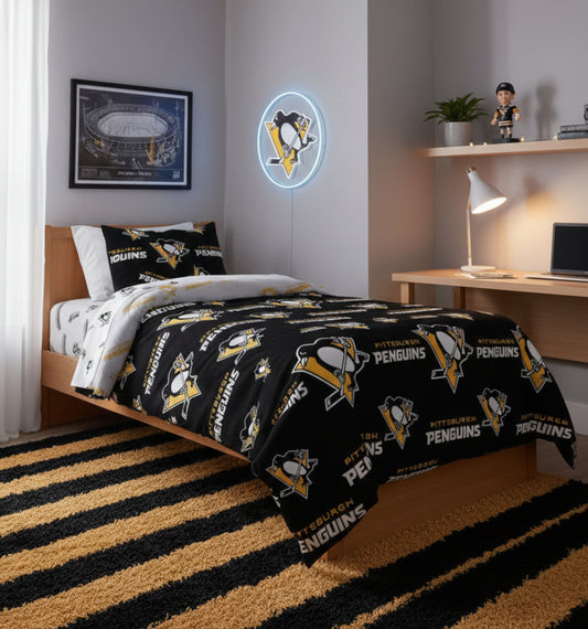 Dluxe Ave. (TWIN) NFL 4 Pcs Comforter Set
