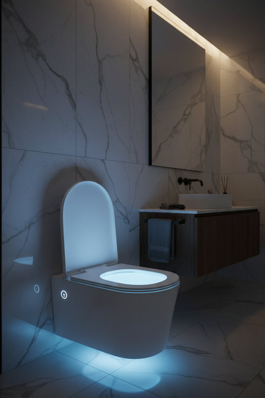 Dluxe Ave. LED Toilet Night Light with Motion Sensor and 8 Colors