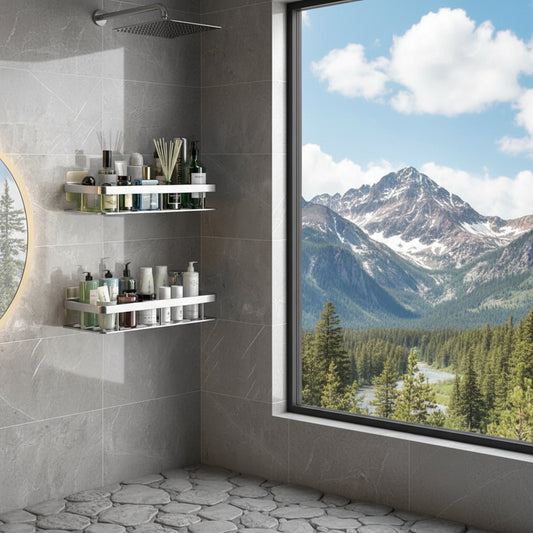 Dluxe Ave Wall-mounted Bathroom Shelf