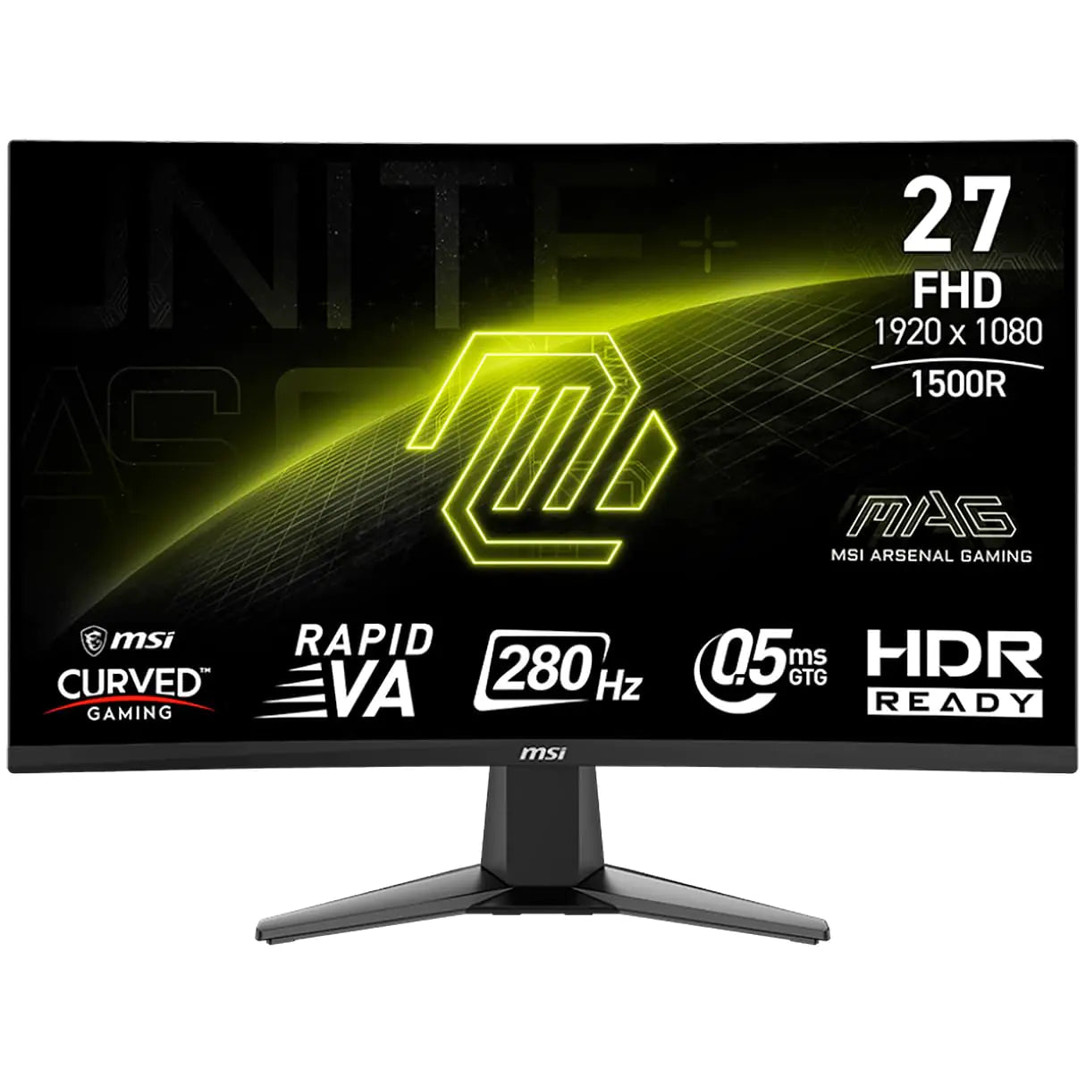 Dluxe Ave. MSI MAG 276CXF 27-inch 1920 x 1080 (FHD) Curved Monitor 280Hz