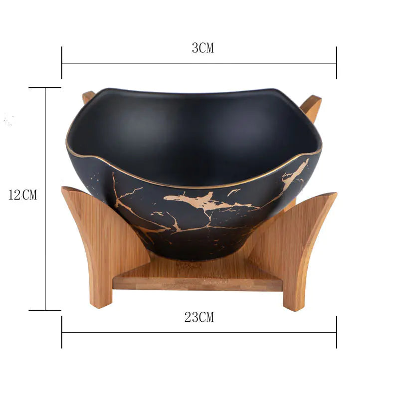 Dluxe Ave. Large Bowl Tableware for Creative Fruit Salad & Soup