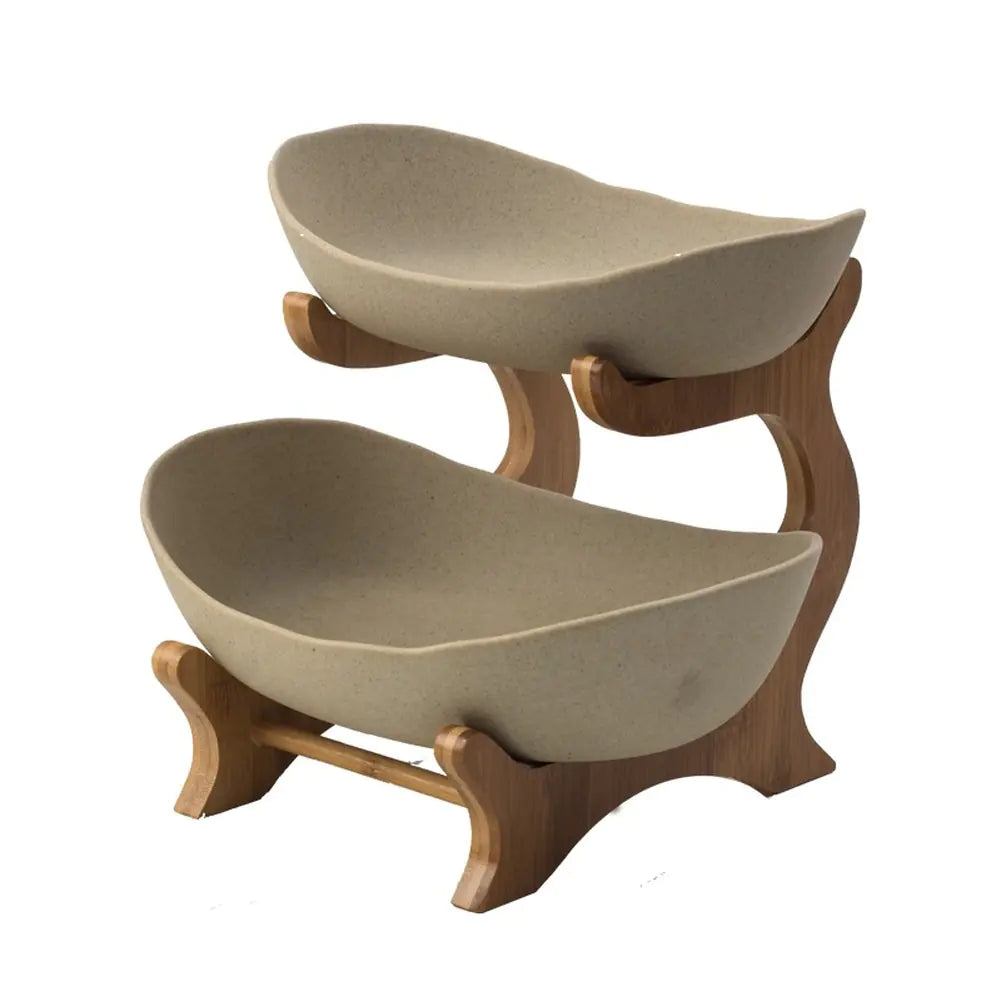 Dluxe Ave. Ceramic Candy Dish and Snack Plate Fruit Basket