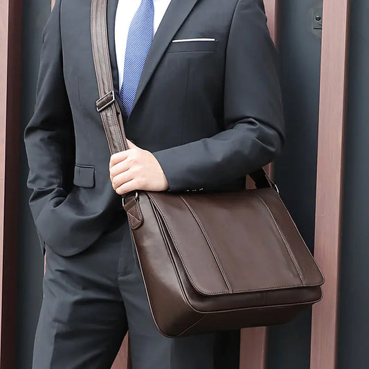 Dluxe Ave. Genuine Leather Business Bag