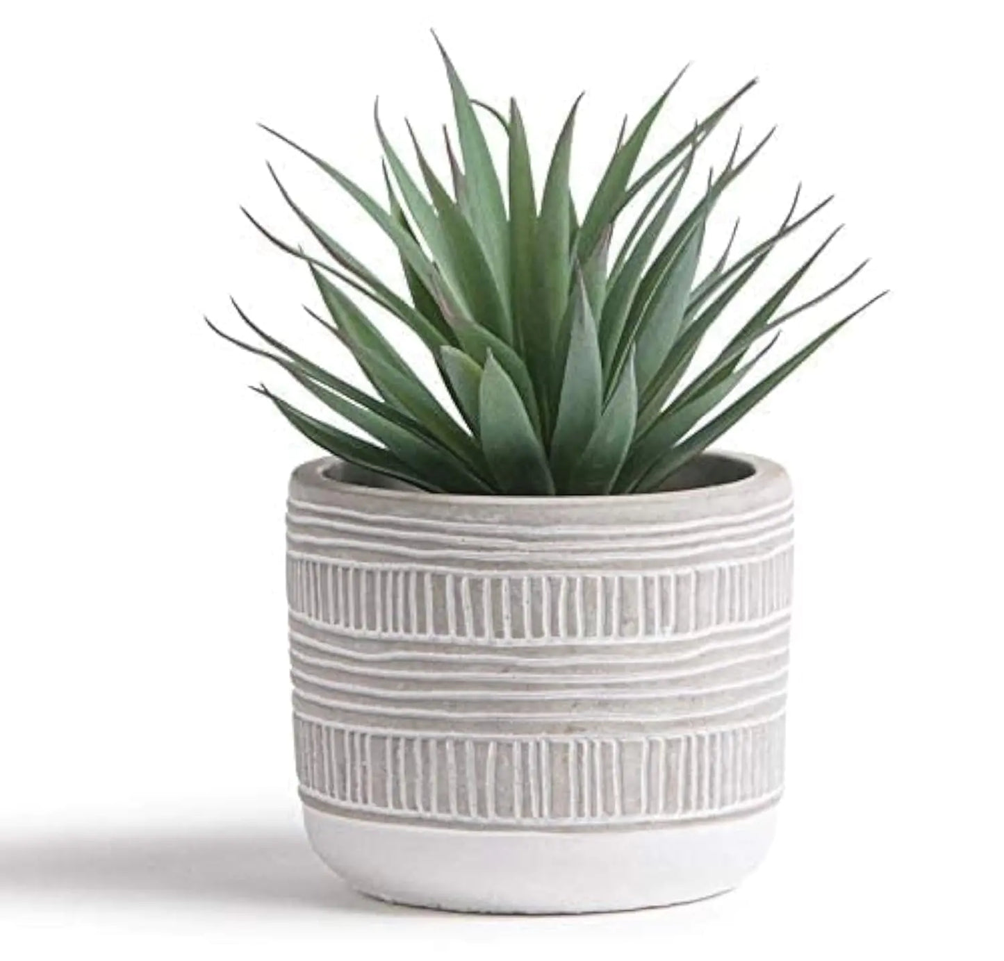 Dluxe Ave. 8" Artificial Succulent in Pot, Faux Plant