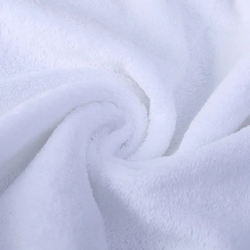 Dluxe Ave. Hotel Quality White Cotton Bath Towels for Spas and Inns