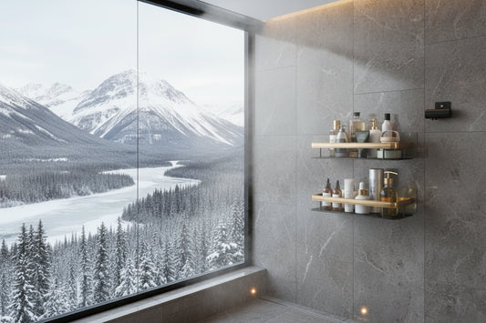 Dluxe Ave. Wall Mounted Shower Caddy