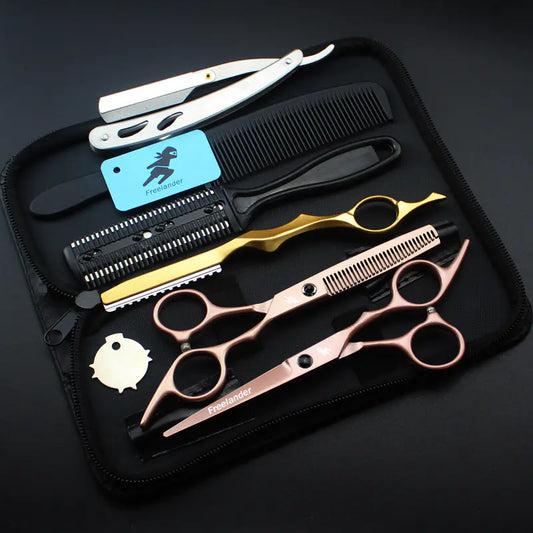 Dluxe Ave. Colorful Coating Hair Cutting Scissors Set