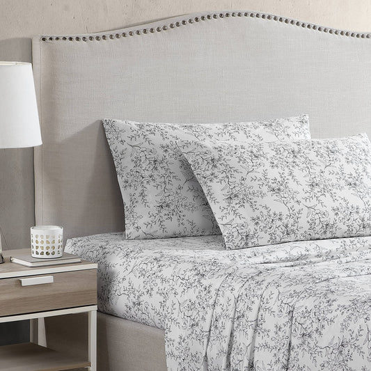 Dluxe Ave. ( KING ) 4 Pcs Sheet Set, Hawley Floral