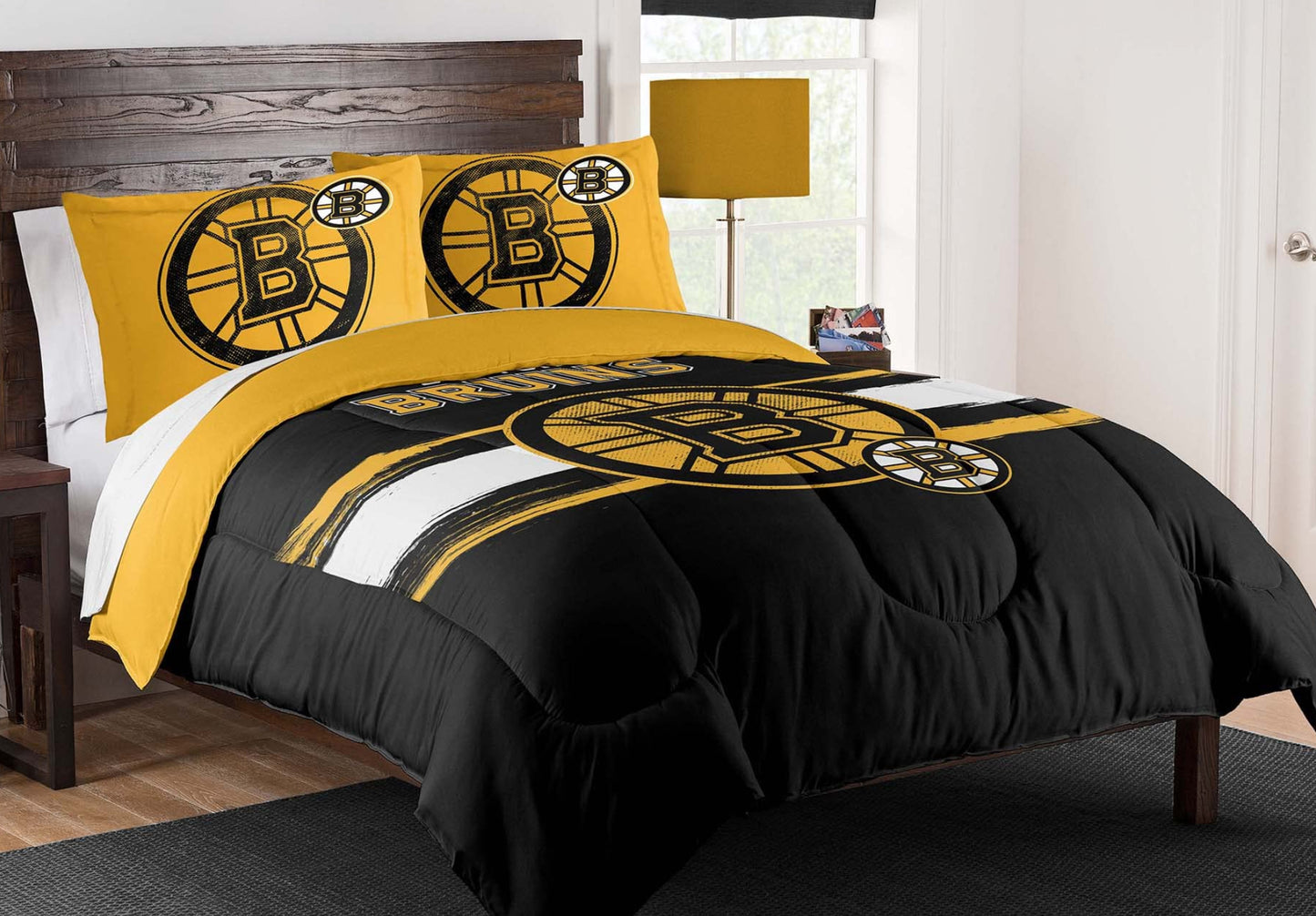 Dluxe Ave. ( FULL/ QUEEN ) 3 Pcs NHL Comforter & Sham Set