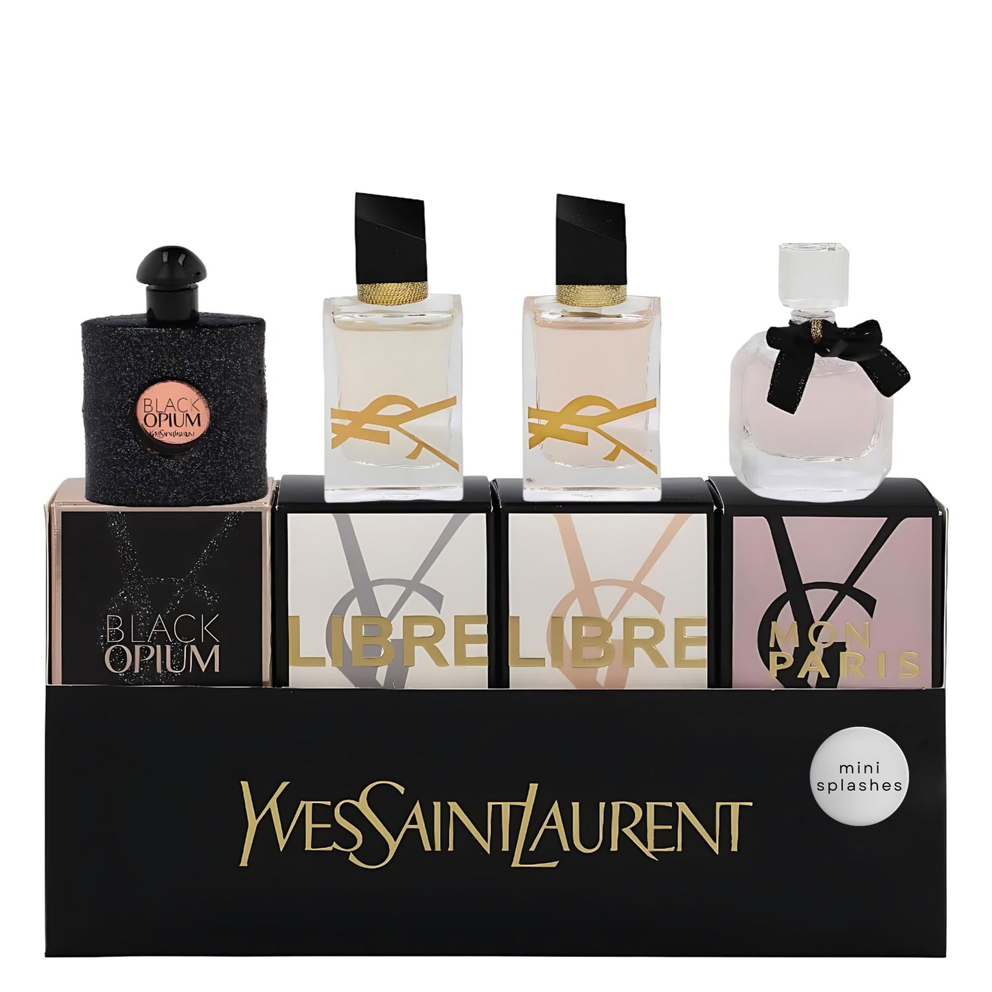 Dluxe Ave. Yves Saint Laurent YSL Perfume for Women Variety 4-Piece Mini Travel Set