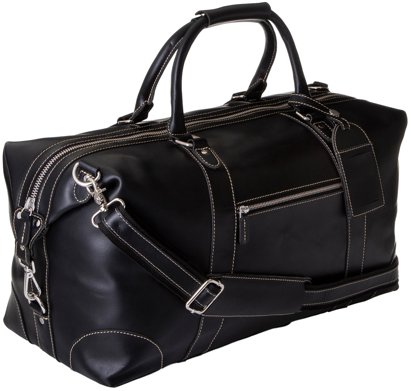 Dluxe Ave.  21 inch Genuine Leather Travel Duffle Bag