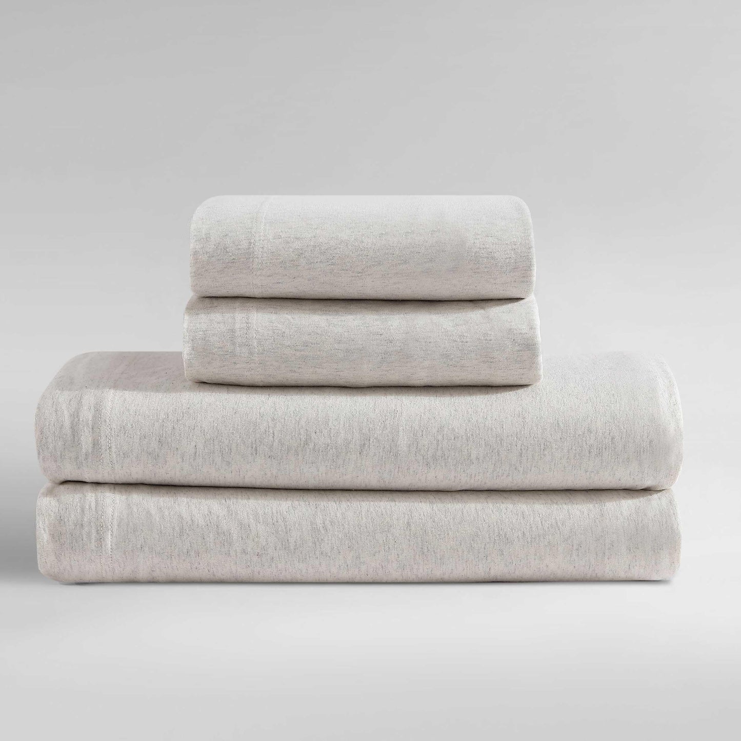 Dluxe Ave.  ( KING ) 4 Pcs Sheet Set, Deep Pockets, Super Soft, Ivory Grey