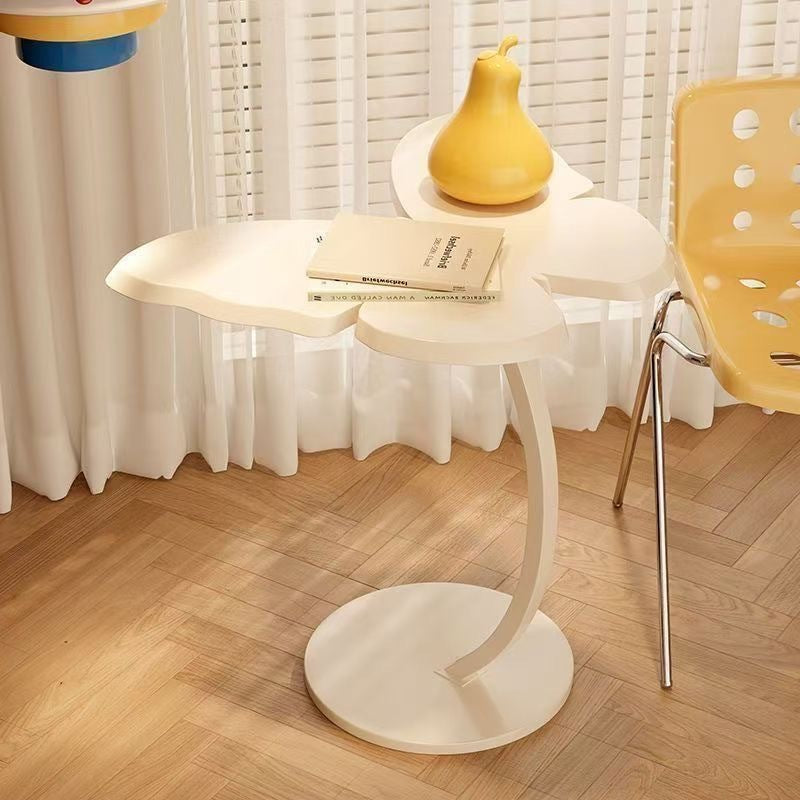 Simple Modern Iron Cream-Style Side Table for Living Room Bedroom