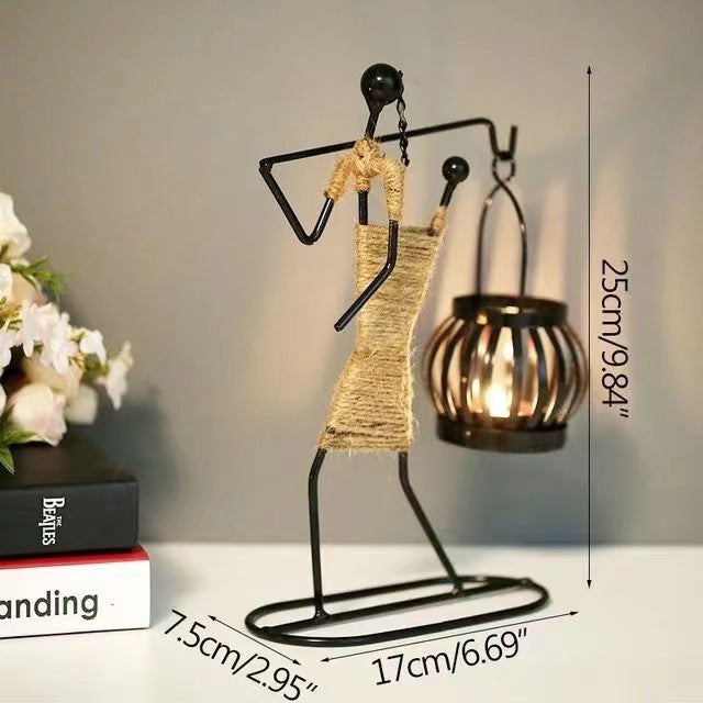 Creative Iron Candle Holder
