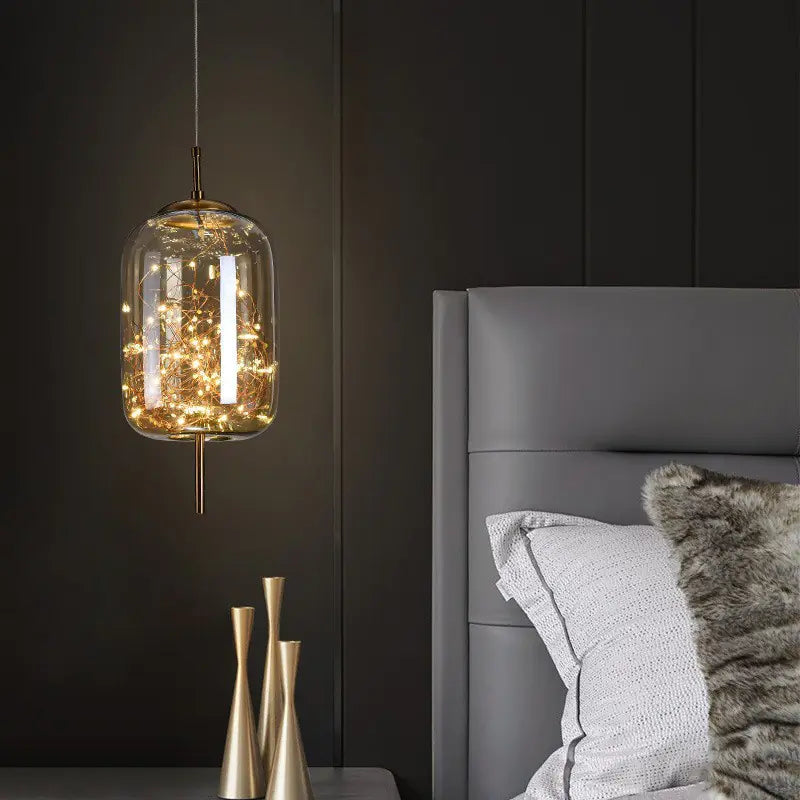 Dluxe Ave. Nordic Style Glass Pendant Light for Bar and Hotel