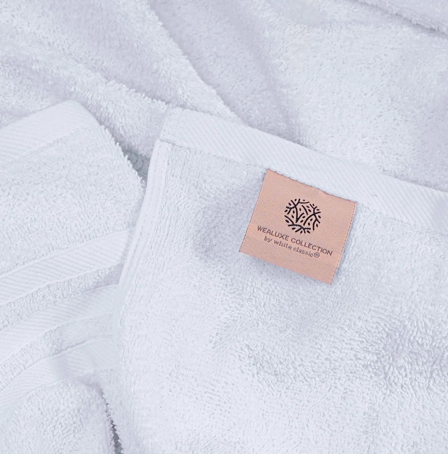 Dluxe Ave. 12 Pcs Bath Towel Set for Bathroom 100% Cotton Soft and Plush Highly Absorbent