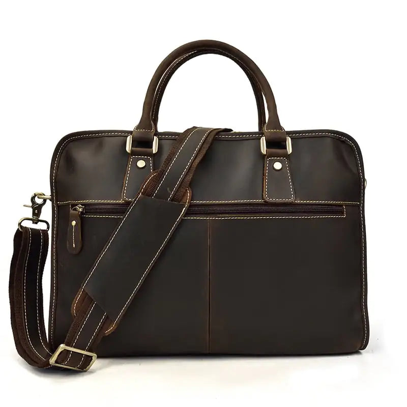 Dluxe Ave.  Genuine Leather Business Travel Bag
