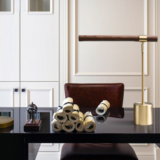 Dluxe Ave. Nordic Wood Grain Table Lamp