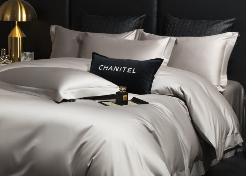 Dluxe Ave.Long Staple Cotton Four-Piece Bedding Set