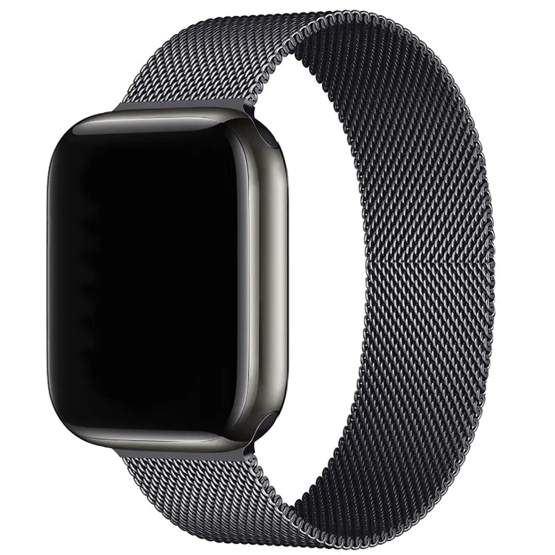 Dluxe Ave. Milanese Magnetic Steel Band for Apple Watch Series 56789 SE