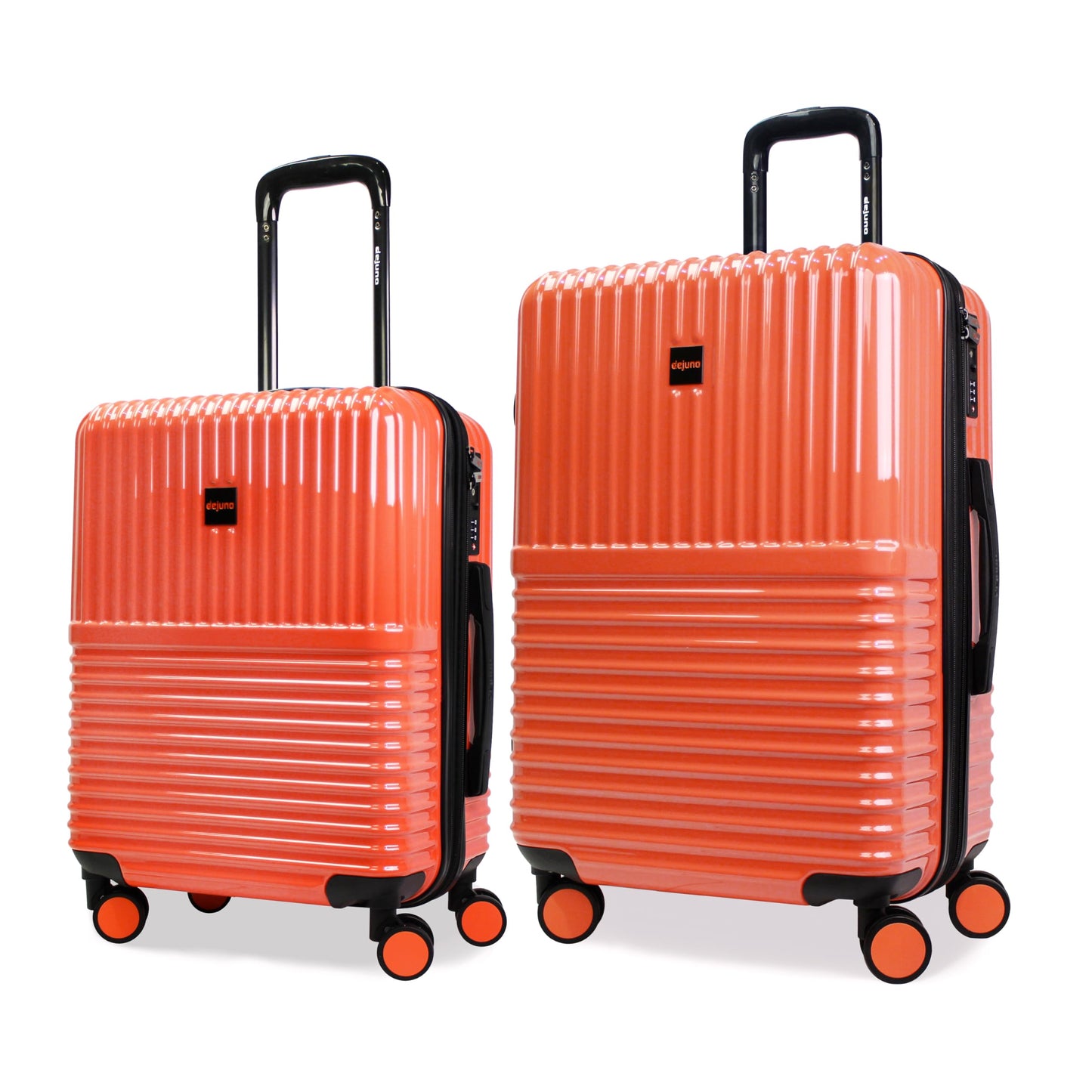 Dluxe Ave. Lightweight Hardside Expandable 2-Piece Set/ Spinner Wheels/ TSA Lock/ Coral 2-Pcs (20in24in)