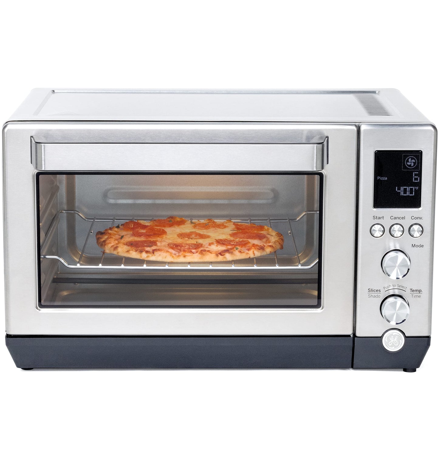 Dluxe Ave. Toaster Oven | Calrod Heating Technology | Large Capacity Toaster Oven Complete With 7 Cook Modes & Oven 1500 Watts | Stainless Steel