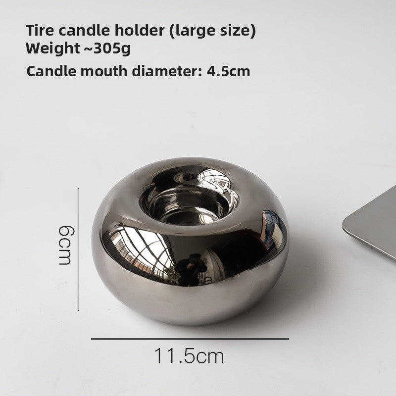 Ceramic candle holder