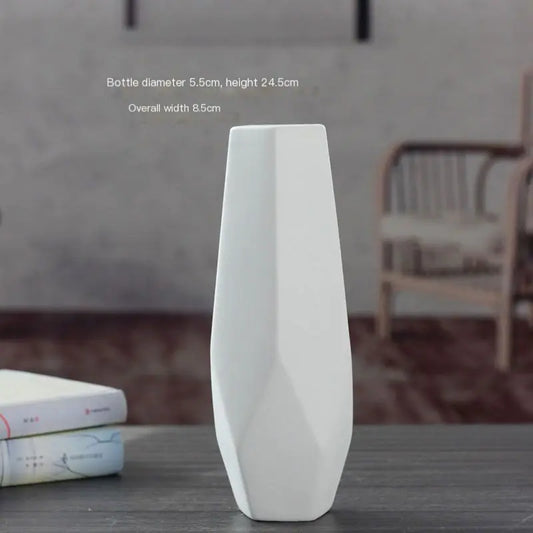 Dluxe Ave. Modern Minimalist Ceramic Vase for Home & Office Decor