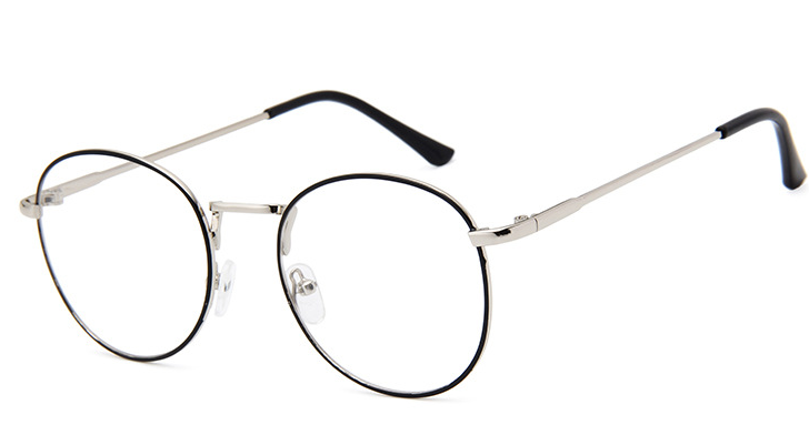 Korean Style Lightweight Round Metal Eyeglass Frames