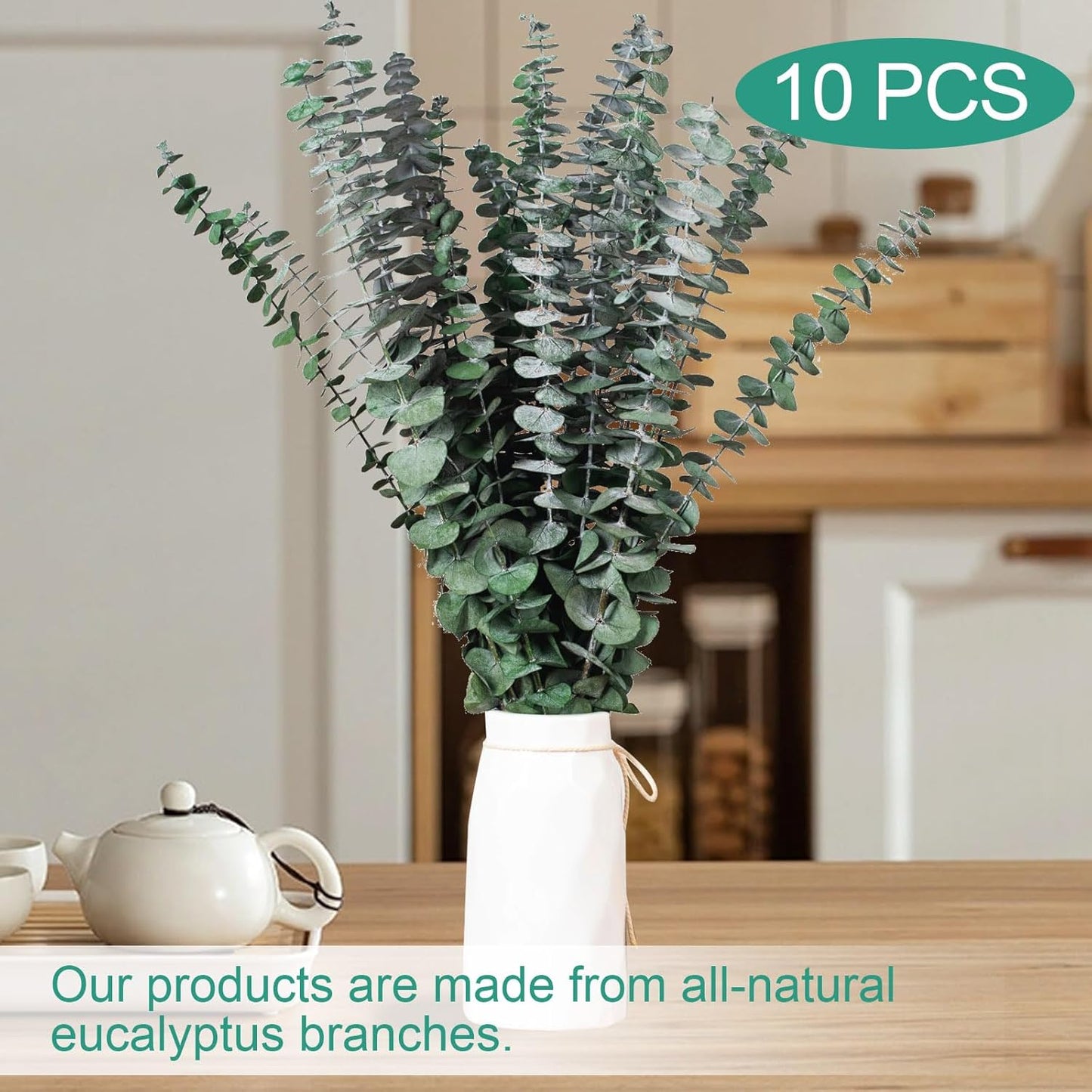 Dluxe Ave. 10 Pcs Dried Eucalyptus Stems for Shower
