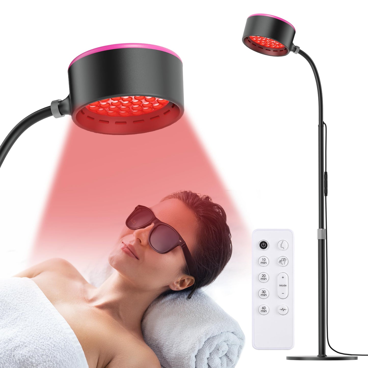 Dluxe Ave. Red Light Therapy for Face/ Infrared Light Therapy for Body 660nm Red Light and 850nm