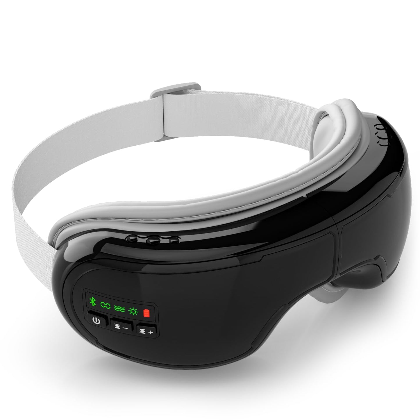 Dluxe Ave. Eye Massager with HeatFSA/ HSA Eligible Eye Mask/ Black