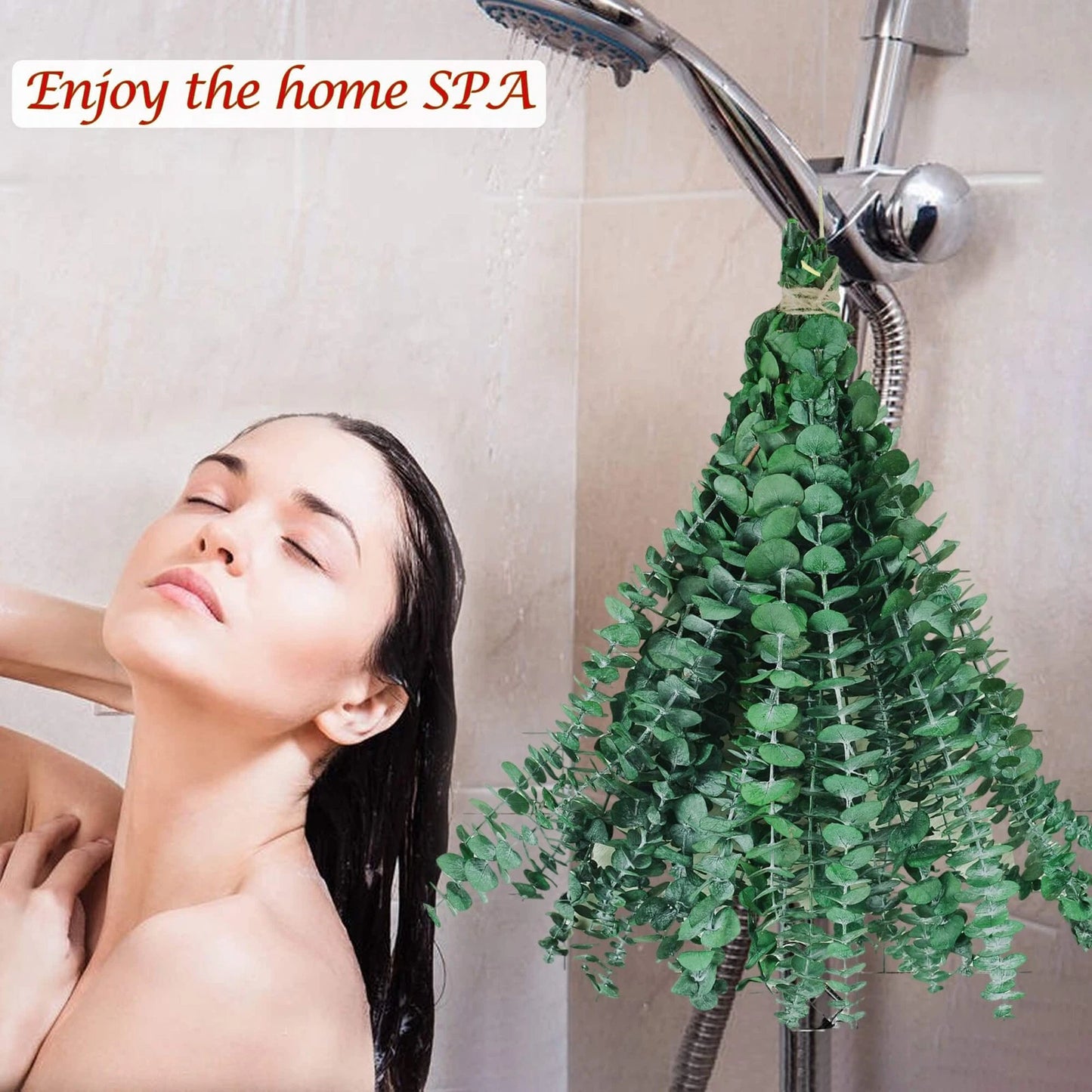 Dluxe Ave. 12 Pcs Dried Eucalyptus Stems for Shower, Hanging