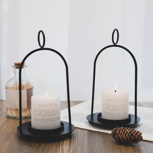 Wrought Iron Candle Lantern