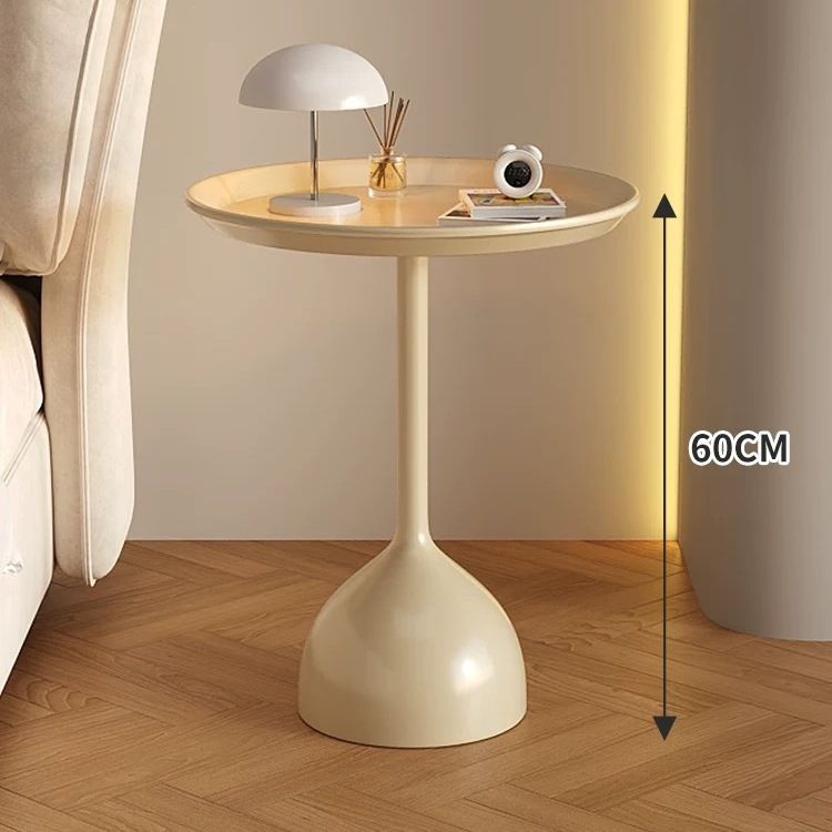 Minimalist Iron Art Round Side Table