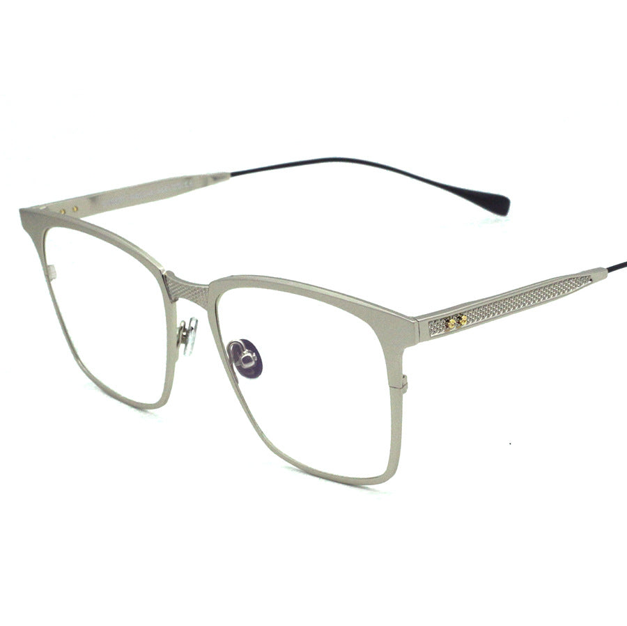 Trendy Square Metal Glasses Frame for Men and Women