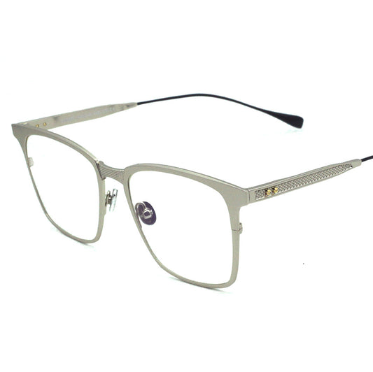 Trendy Square Metal Glasses Frame for Men and Women