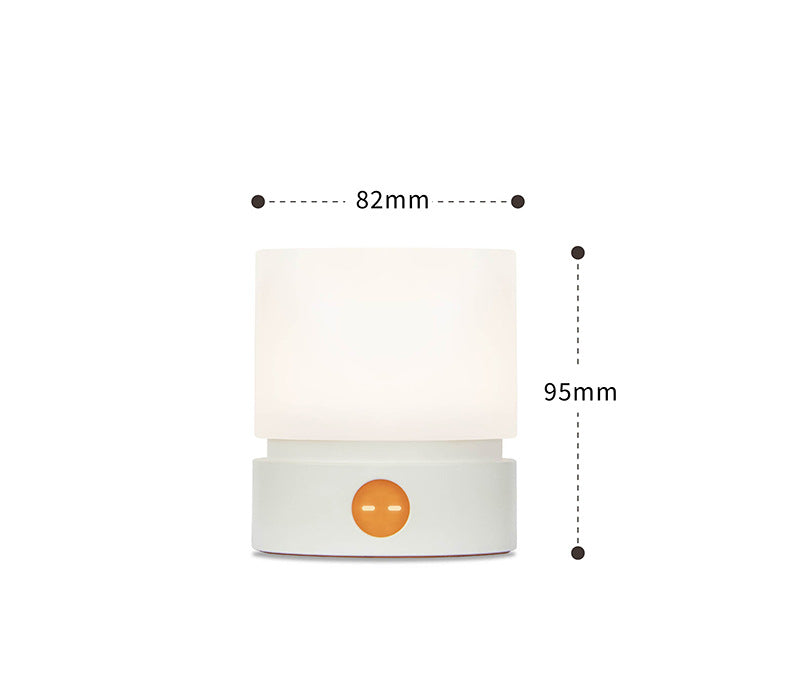 Dluxe Ave. Rechargeable HBK LED Cylinder Night Light with Touch Control