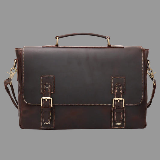 Dluxe Ave. Genuine Leather Business Briefcase