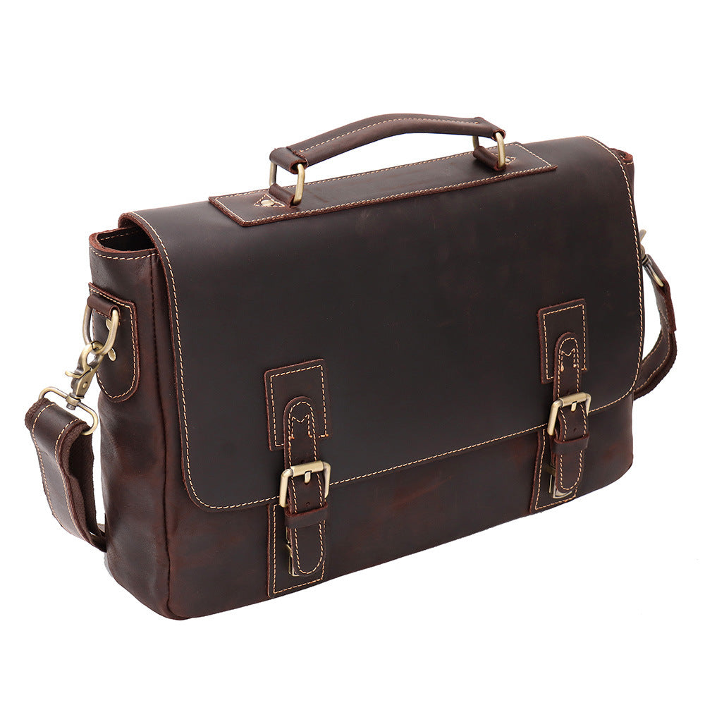 Dluxe Ave. Genuine Leather Business Briefcase