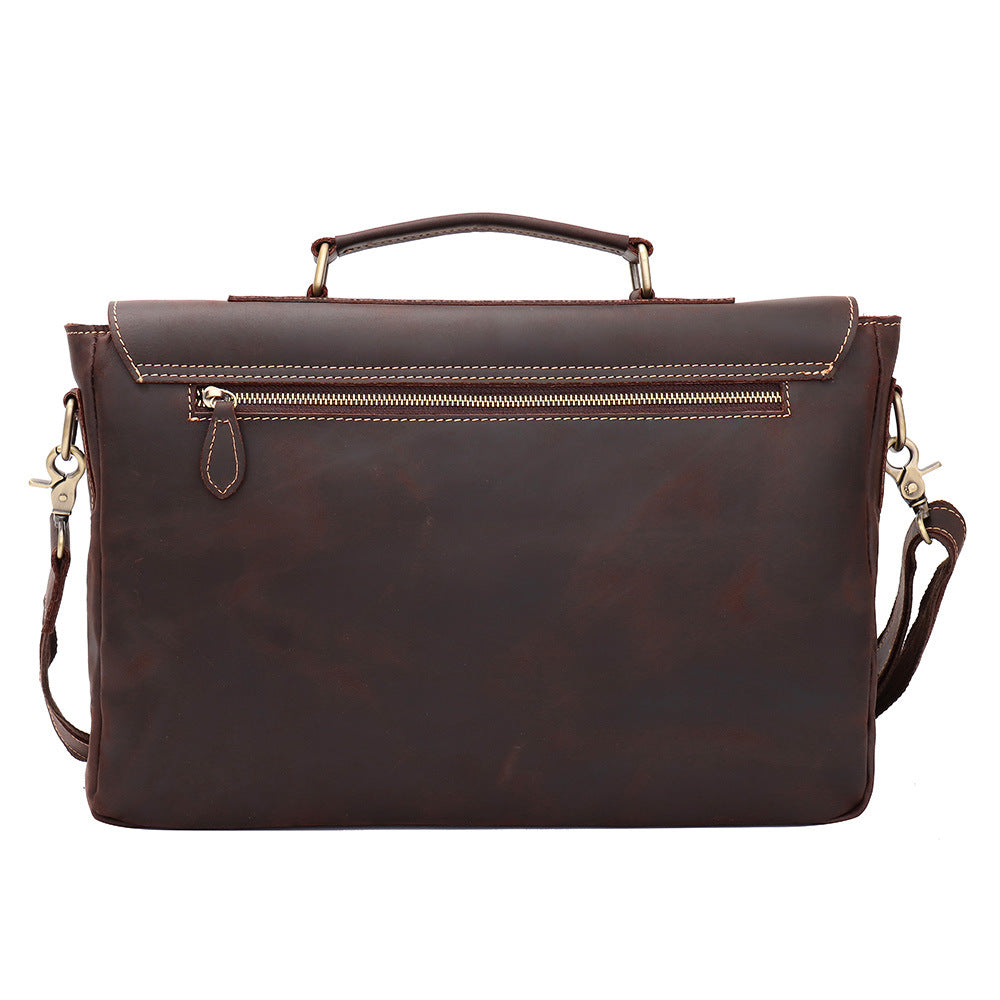 Dluxe Ave. Genuine Leather Business Briefcase