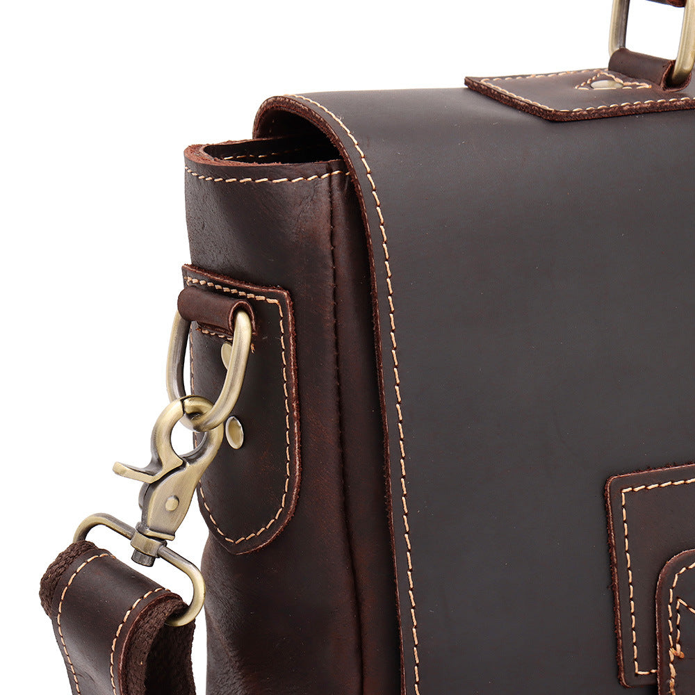 Dluxe Ave. Genuine Leather Business Briefcase
