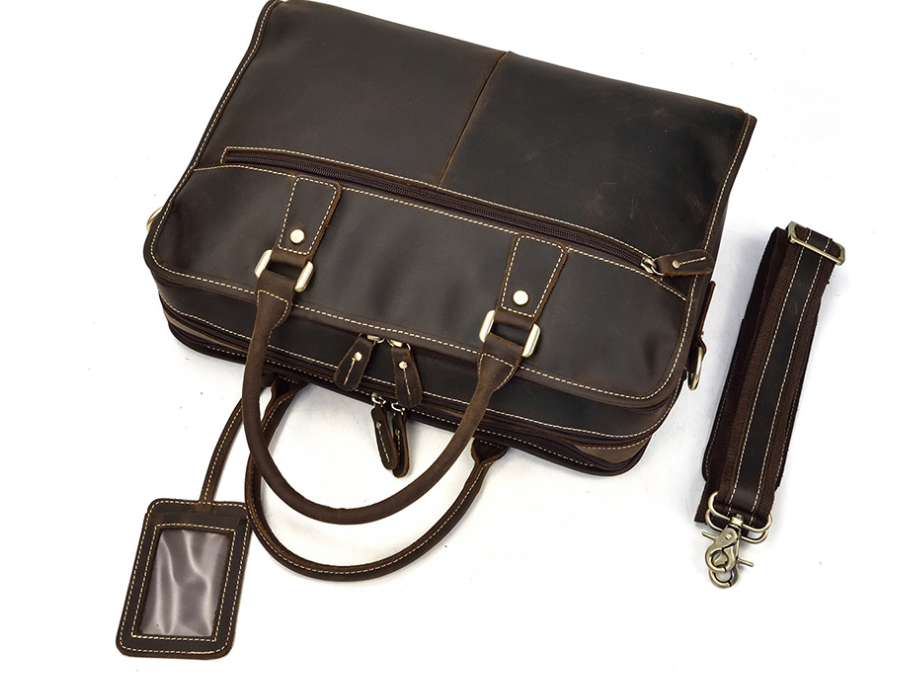 Dluxe Ave.  Genuine Leather Business Travel Bag