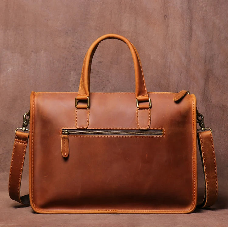 Dluxe Ave. Genuine Leather Professional Briefcase