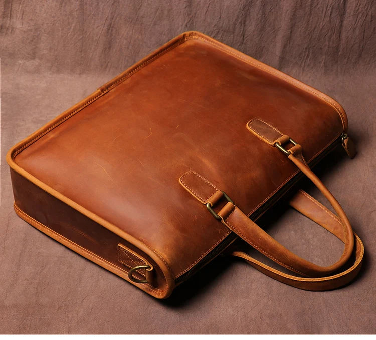 Dluxe Ave. Genuine Leather Professional Briefcase