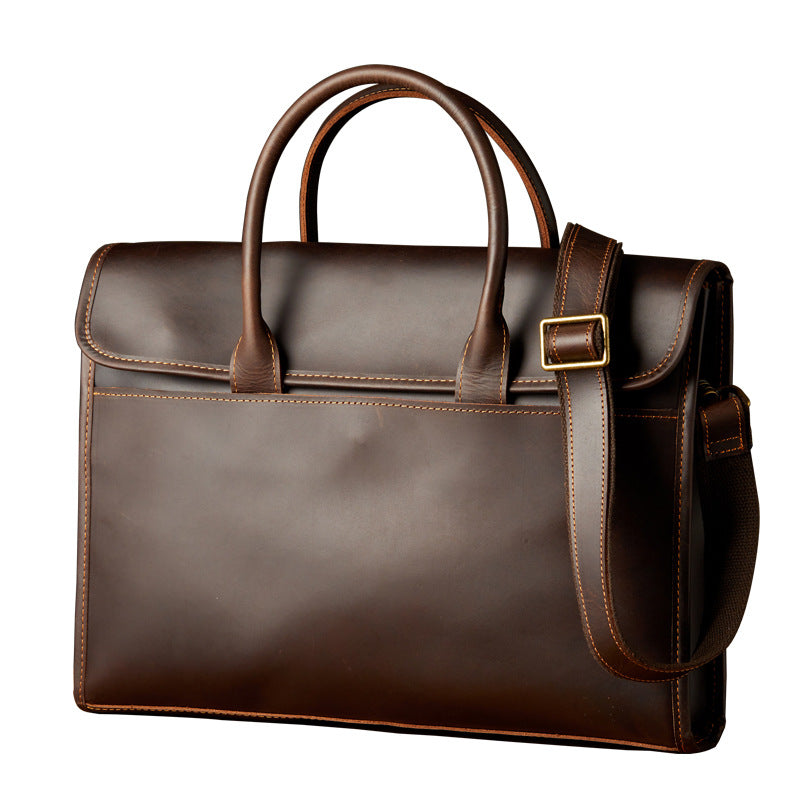 Dluxe Ave. Genuine Leather Business Briefcase
