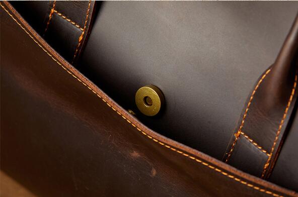Dluxe Ave. Genuine Leather Business Briefcase