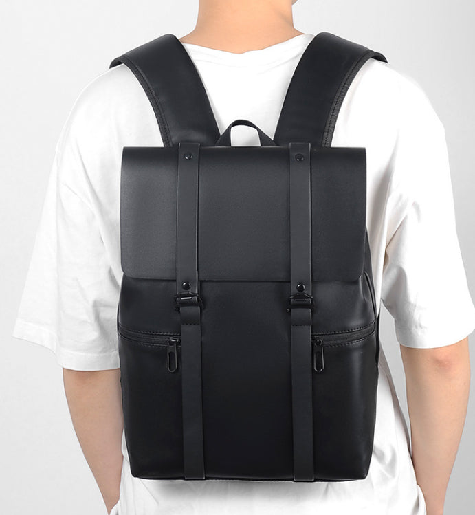 Dluxe Ave. Large Leather Travel  Backpack